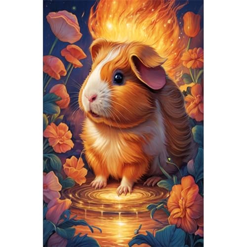 TWYYDP Puzzle 520 Teile für Erwachsene Meerschweinchenblumen Holzpuzzle Anspruchsvolle Spiele von TWYYDP