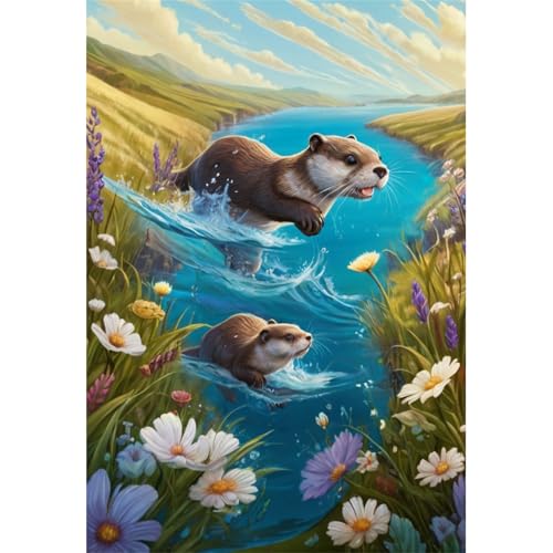 TWYYDP Puzzle 520 Teile für Erwachsene Ottertier Im Wasser Holzpuzzle Lustige Spiele für Die Ganze Familie TWYYDP Puzzle 520 Teile für Erwachsene Ottertier Im Wasser Holzpuzzle Lustige Spiele für Die Ganze Familie von TWYYDP