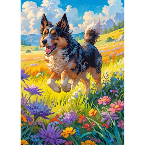 TWYYDP 520 Teile Puzzle für Erwachsene,Schäferhund Läuft Auf Graslandschaft,Holzpuzzle,Anspruchsvolle Spiele TWYYDP 520 Teile Puzzle für Erwachsene,Schäferhund Läuft Auf Graslandschaft,Holzpuzzle,Anspruchsvolle Spiele von TWYYDP