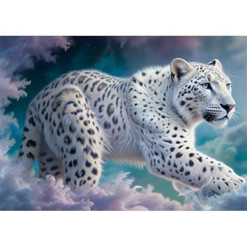 TWYYDP Puzzle 520 Teile für Erwachsene Schneeleopardentier Holzpuzzle Heimdekorationsmalerei TWYYDP Puzzle 520 Teile für Erwachsene Schneeleopardentier Holzpuzzle Heimdekorationsmalerei von TWYYDP