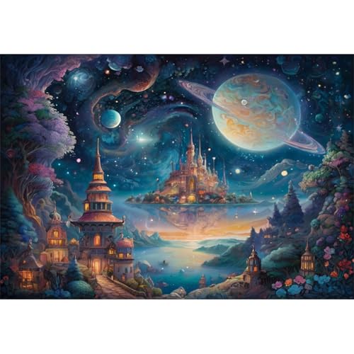 TWYYDP Puzzle 520 Teile für Erwachsene Universum-Galaxie-Landschaft Holzpuzzle Anspruchsvolle Spiele TWYYDP Puzzle 520 Teile für Erwachsene Universum-Galaxie-Landschaft Holzpuzzle Anspruchsvolle Spiele von TWYYDP