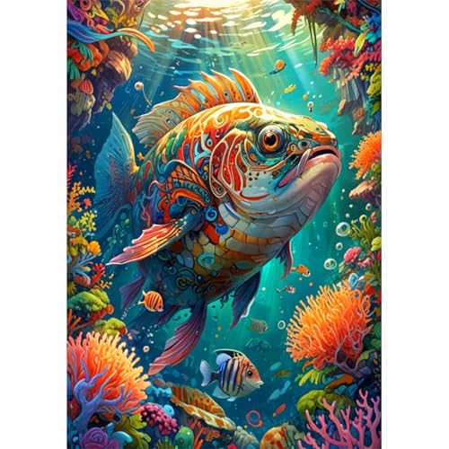 TWYYDP Puzzle 520 Teile für Erwachsene Unterwasserfische Holzpuzzle Anspruchsvolle Spiele TWYYDP Puzzle 520 Teile für Erwachsene Unterwasserfische Holzpuzzle Anspruchsvolle Spiele von TWYYDP