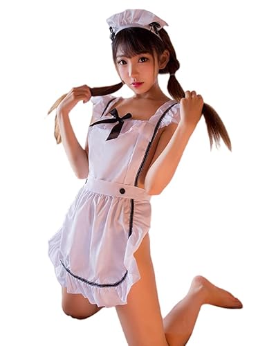 TXYAON Women's Sexy Lingerie Maid Dress Outfit underwear Role Play Suit Cosplay Costumes One Size (7914) von TXYAON