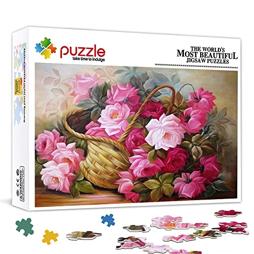 1000 Teile Puzzle für Erwachsene schöne Blume Holzpuzzle Dekompression für Erwachsene Kinderpuzzle 75x50cm Puzzle für Kinder und Erwachsene von TXZSTGB