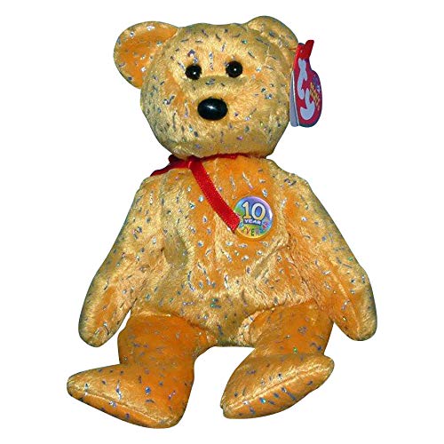 TY Beanie Baby - DECADE the Bear (Gold Version) [Toy] [Toy] von BEANIE BABIES