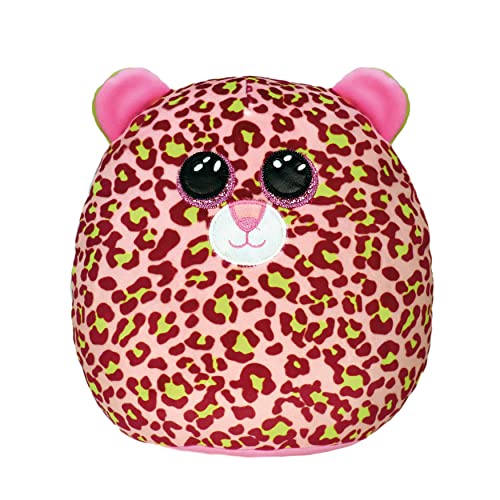 TY Leopard Squish Kissen, circa 20 cm, 2007567, Mehrfarbig von TY