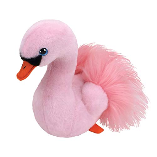 TY 41034 Odette, Schwan pink 15cm Beanie Babies, Mehrfarbig von TY