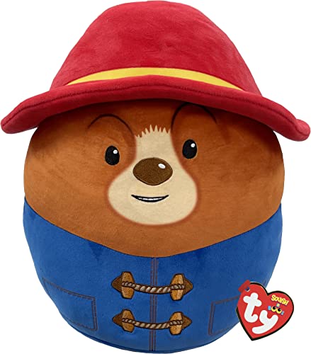TY Paddington Bear Squish-A-Boos 14 Zoll | Beanie Baby Weichplüschspielzeug | Sammlerstück Kuscheliger Teddybär zum Sammeln von Ty Toys