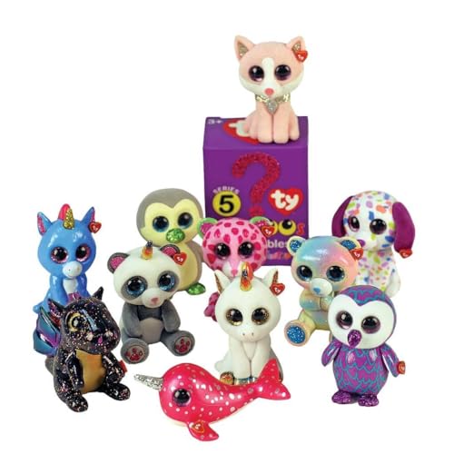 TY 2004155 1 x Mini Boo's Collectibles Series 5 Surprise Steingutfiguren, Sortiert-1 Stück, Multi von Ty Toys