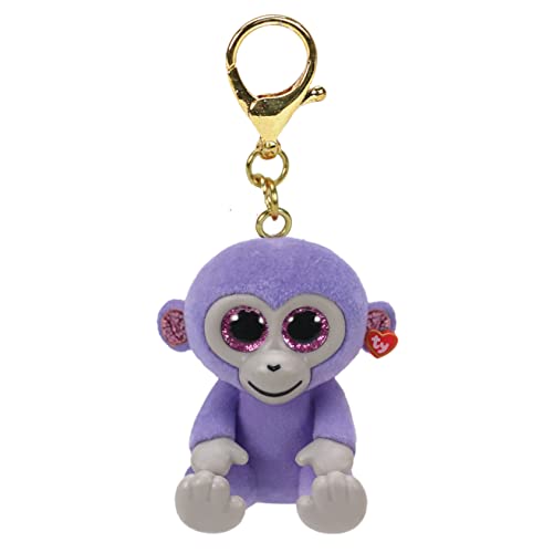 TY 2008086 Mini Boos Clips-Grapes-T25070 Kirsche (AFFE) Plüsch, Violett, 9 cm TY 2008086 Mini Boos Clips-Grapes-T25070 Kirsche (AFFE) Plüsch, Violett, 9 cm von TY