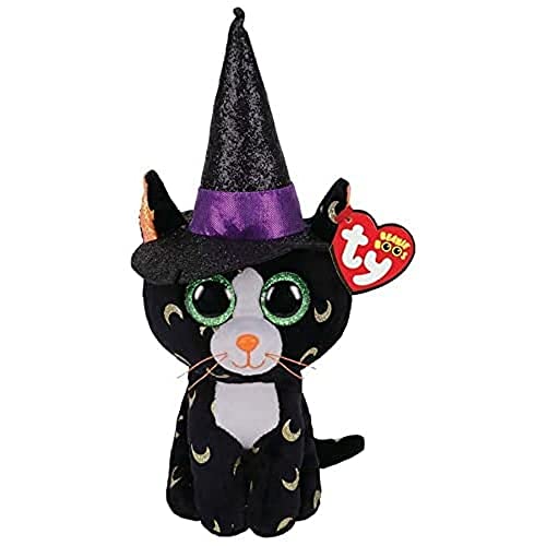 TY 2008091 Beanie Boos Pandora Cat Halloween 2020 plüsch, Mehrfarbig, 15 cm von TY