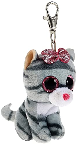 Ty 35243 Kiki Cat Katze Plüschclip, Tierdruck, Grau, 7 cm Ty 35243 Kiki Cat Katze Plüschclip, Tierdruck, Grau, 7 cm von TY