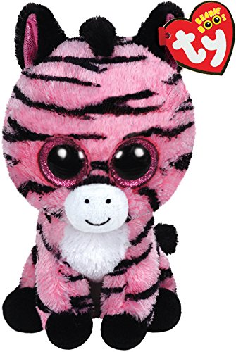 TY 36147 36147-Zoey-Zebra mit Glitzeraugen, Plüschtier, 15 cm, pink TY 36147 36147-Zoey-Zebra mit Glitzeraugen, Plüschtier, 15 cm, pink von TY