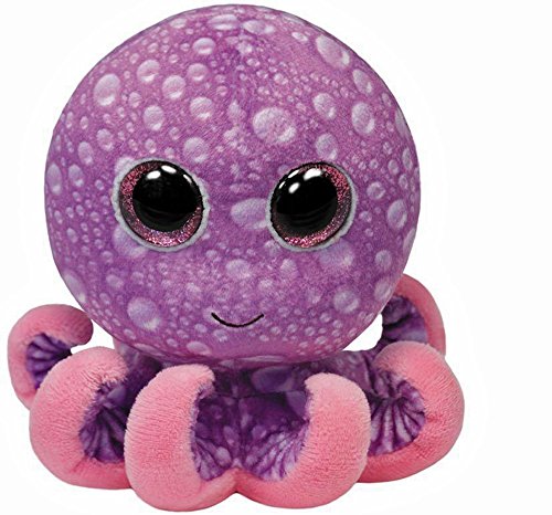 Carletto Ty 36740 TY 36740-Legs-Octopus mit Glitzeraugen, 15 cm, pink/violett, Lila Carletto Ty 36740 TY 36740-Legs-Octopus mit Glitzeraugen, 15 cm, pink/violett, Lila von TY