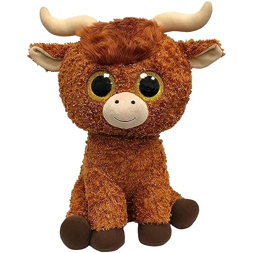 TY 36749 Angus Highland Cow Plüsch, Braun von Ty Toys