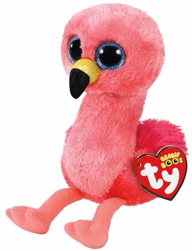 TY 36848 Gilda Pink Flamingo - Beanie Boos, 15 cm von TY