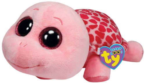 TY 36988 36988-Plüschtier Beanie Boos Myrtle Buddy Schildkröte, Large, pink von Ty Beanie Boos