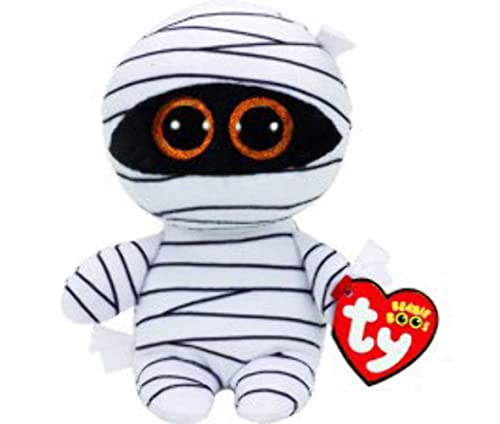 TY 37234 Beanie Mummy-Mumie Plüsch, 15 cm, weiß von TY