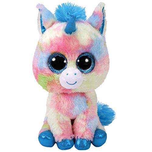 TY 37261 Blue Unicorn Blitz, Einhorn blau/bunt 24cm, mit Glitzeraugen, Glubschi's, Beanie Boo's, 24 cm TY 37261 Blue Unicorn Blitz, Einhorn blau/bunt 24cm, mit Glitzeraugen, Glubschi's, Beanie Boo's, 24 cm von Ty Toys