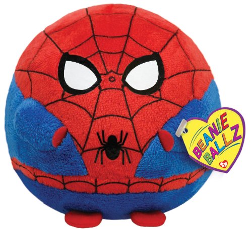 TY 38031 - Beanie Ballz Spider Man Ball, 12 cm von Marvel