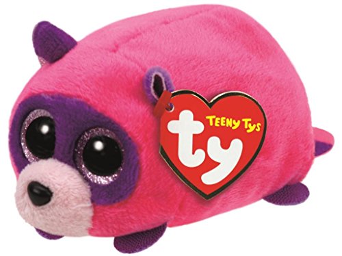 TY 42139 Rugger Raccoon Plüschtier, rosa von TY