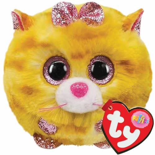 TY 42507 Tabitha Cat Puffies Katze Plüschtier, Mehrfarbig von TY