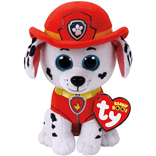 TY 96322 Dalmation Paw Patrol Aladdin, Marshall 24cm, Weiss/rot von TY