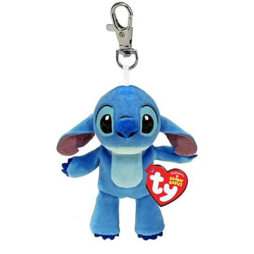 TY - Beanie Babies Clip - Schlüsselring aus weichem Plüsch - Stitch - Kollektion Disney Lilo & Stitch - 12 cm - T34013 TY - Beanie Babies Clip - Schlüsselring aus weichem Plüsch - Stitch - Kollektion Disney Lilo & Stitch - 12 cm - T34013 von TY
