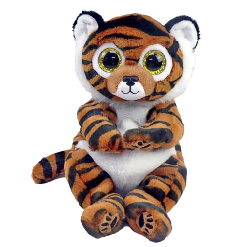 TY - Beanie Babies Tiger Clawdia - 15 cm, 2009124, Braun von Ty Toys
