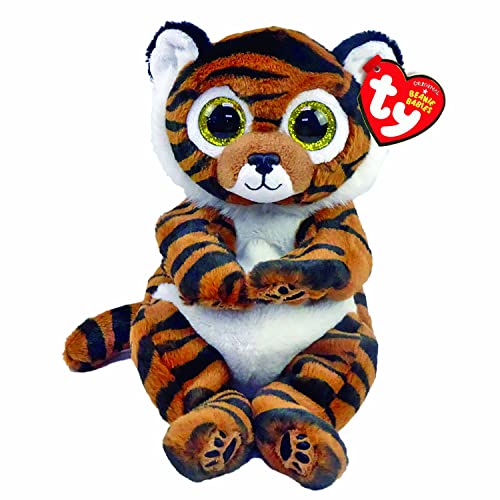 TY - Beanie Babies Tiger Clawdia - 15 cm, 2009124, Braun von Ty Toys