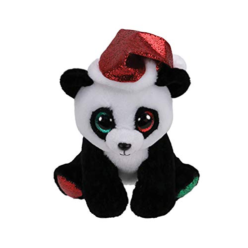 TY Beanie Boos 36694 - Panda Pandy Claus Xmas 15 cm von Ty Beanie Boos