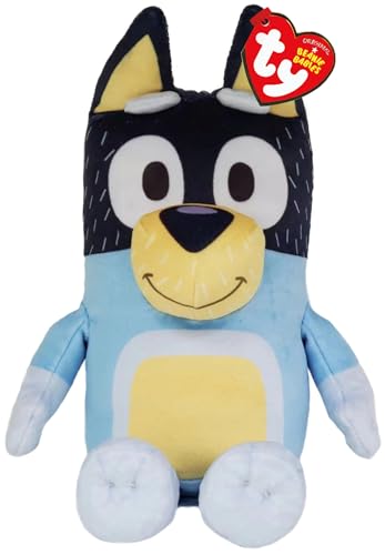 TY Bluey Bandit Kuscheltier für Kinder, Sammlerteddy aus Plüsch, Kuscheliges Stofftier für Babys, Offizielle Beanie Babies Kollektion, Kuscheltiere für Kinder von TY