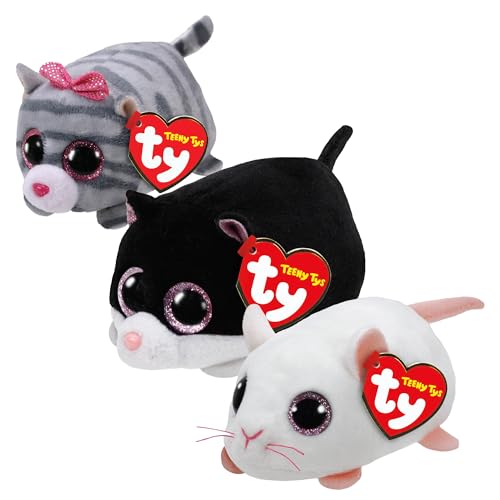 TY Cara, Anna & Cassie Teeny Multipack - Squishy Beanie Baby Weiche Plüschspielzeuge - Sammelbare Kuschelige Gefüllte Teddybären TY Cara, Anna & Cassie Teeny Multipack - Squishy Beanie Baby Weiche Plüschspielzeuge - Sammelbare Kuschelige Gefüllte Teddybären von TY