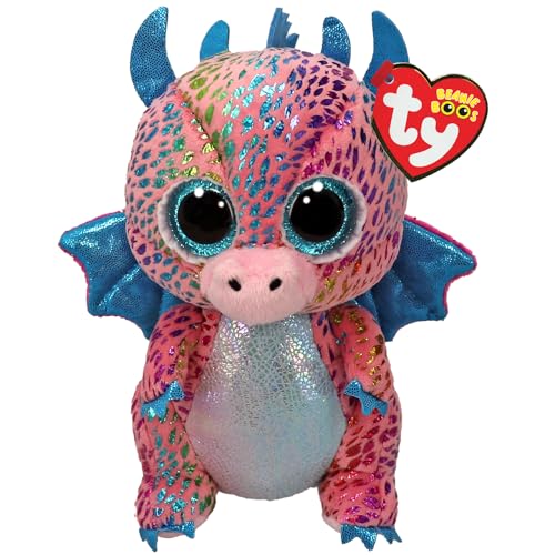 TY Flint Dragon Beanie Boo Regular - Squishy Beanie Baby Soft Plush Toys - Collectible Cuddly Stuffed Teddy TY Flint Dragon Beanie Boo Regular - Squishy Beanie Baby Soft Plush Toys - Collectible Cuddly Stuffed Teddy von TY