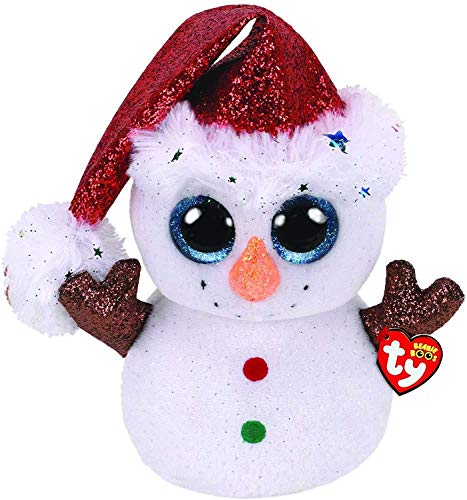 TY Flurry Snowman Xmas 2019 Plüsch Mehrfarbig Large von TY