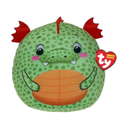 TY Griffin Dragon Squishy Beanie 14” – Weiches Plüschtier – Sammelbares Kuscheltier für Kinder – Flauschiges Stofftier zum Spielen & Ausstellen von TY