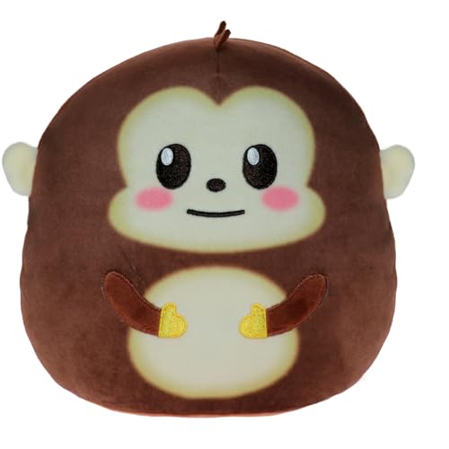 TY Matteo Monkey Squishy Beanie 10” – Weiches Plüschtier – Sammelbares Kuscheltier für Kinder – Flauschiges Stofftier zum Spielen & Ausstellen von TY