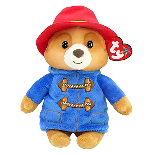TY Paddington Bear Beanie Boos Medium | Beanie Baby Soft Plush Toy | Collectible Cuddly Stuffed Teddy von Ty Toys
