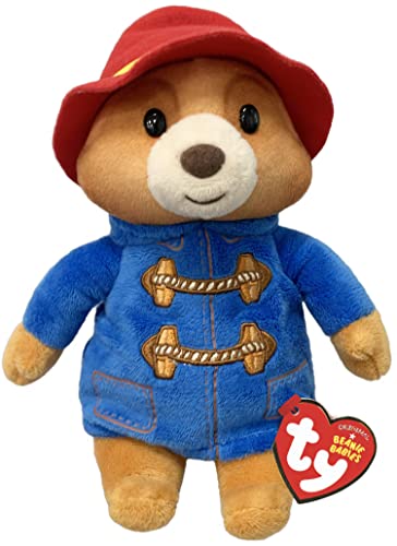 TY Paddington Bear Beanie Boos Regular | Beanie Baby Soft Plush Toy | Collectible Cuddly Stuffed Teddy von TY
