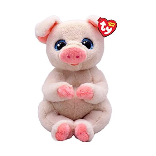 TY Penelope Schwein Beanie Bellie Regulär 6" | Beanie Baby Weiches Plüschtier | Sammlerstück Kuscheliger Stoffteddy von TY