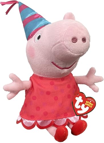 TY Peppa Pig Beanies 20th Anniversary Regular - Weiches Plüschtier für Kinder, Babyspielzeug, Teddy, Sammlerstück Stofftiere TY Peppa Pig Beanies 20th Anniversary Regular - Weiches Plüschtier für Kinder, Babyspielzeug, Teddy, Sammlerstück Stofftiere von TY
