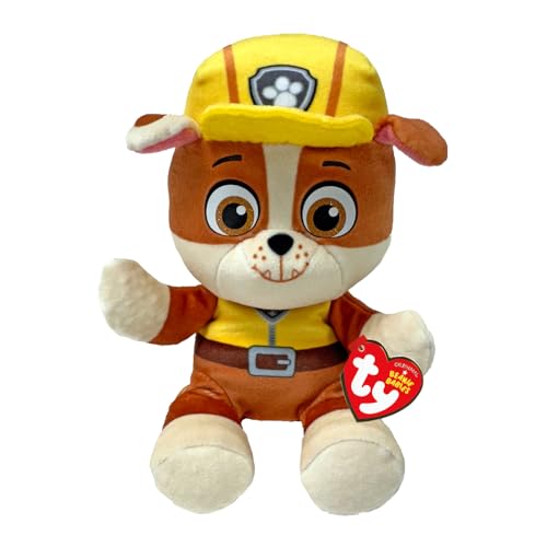TY Rubble Paw Patrol Weiches Plüschtier für Kinder, Kuschelteddy, Sammlerstück Stofftier, Beanie Babies Serie, Regular TY Rubble Paw Patrol Weiches Plüschtier für Kinder, Kuschelteddy, Sammlerstück Stofftier, Beanie Babies Serie, Regular von TY