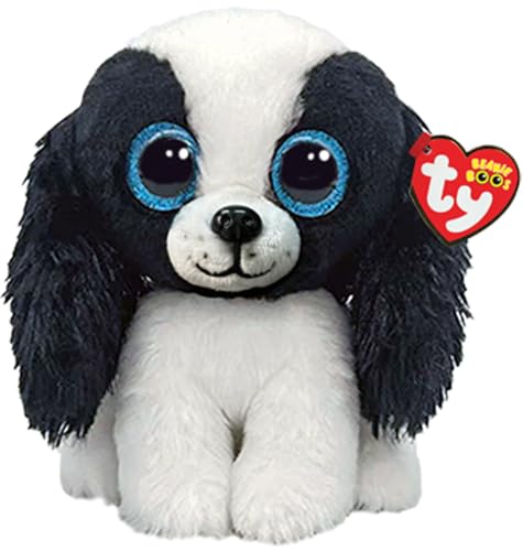 TY Sissy Hund Beanie Boo Regulär | Beanie Baby Weiches Plüschtier | Sammlerstück Kuscheliger Stoffteddy von TY