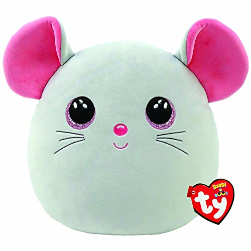 TY - Squish a Boo Maus Catnip - 31 cm, 2009138, Grau von TY