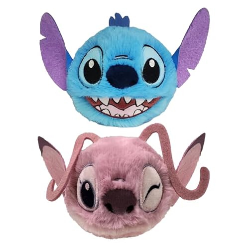 TY Stitch und Angel Bouncer 2-Teile-Set – Weiches Plüschtier für Kinder – Kuschelig, Sammelbar, Gefüllte Plüschtiere – Bounce Plüschtier, Kuschelgeschenk für Jungen & Mädchen von TY