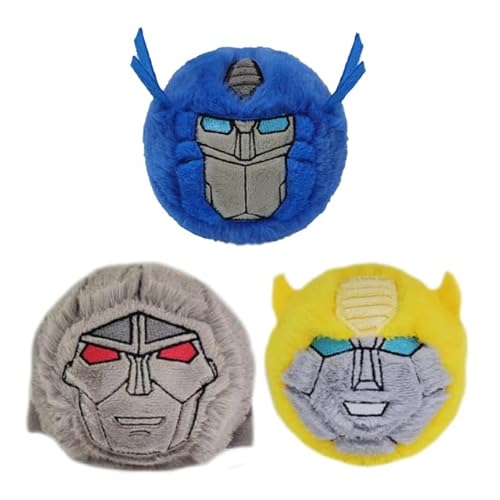 TY Transformers Bumblebee, Megatron, Optimus Prime Hüpfspielzeug 3er-Set – Weiches Plüschtier für Kinder – Sammelbare, Kuschelige Stofftiere – Geschenk für Jungen & Mädchen TY Transformers Bumblebee, Megatron, Optimus Prime Hüpfspielzeug 3er-Set – Weiches Plüschtier für Kinder – Sammelbare, Kuschelige Stofftiere – Geschenk für Jungen & Mädchen von TY