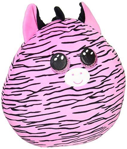 TY UK LTD 39194 Zoey Zebra Boos 14" Squish-A-Boo Beanie Baby Weiches Plüschtier, Mehrfarbig, 31 cm von TY