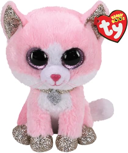 TY 2007516 Fiona Cat Beanie Boo Pink Plüschtier, Mehrfarbig von TY