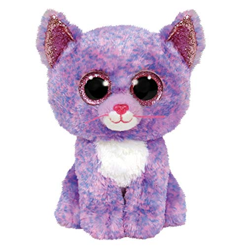 TY 2007529 Cassidy Cat Beanie Boo Medium ausgestopftes Tier, Mehrfarbig von TY