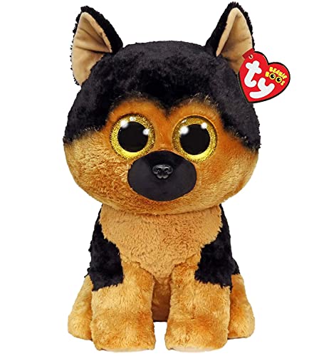 TY 2007530 Spirit Beanie Boo German Shepherd Large Plüschtier, Multicoloured, 42 cm von TY